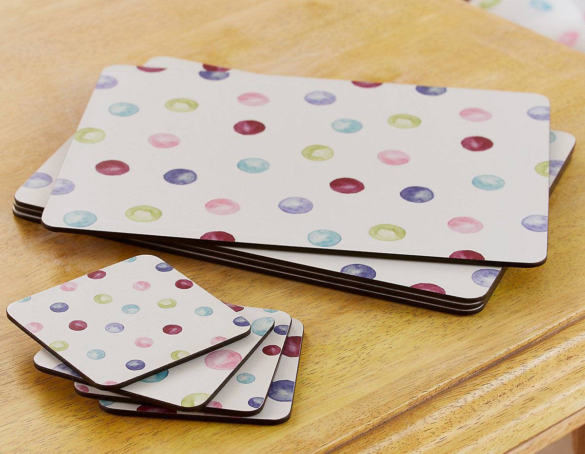 Cooksmart Spotty Dotty Coasters (Set of 4)
