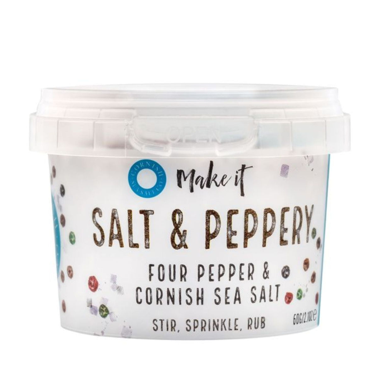 Cornish Sea Salt Co 60g Salt & Pepper Flakes - Old Railway Line Garden Centre
