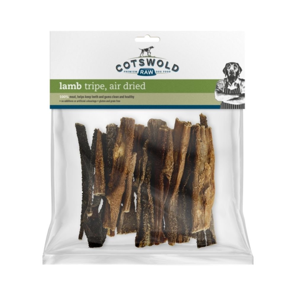 Cotswold Raw 200g Natural Dried Lamb Tripe Dog Treat - Old Railway Line Garden Centre