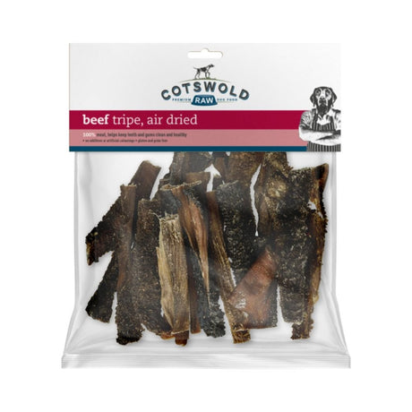 Cotswold Raw 250g Natural Dried Beef Tripe Dog Treat - Old Railway Line Garden Centre