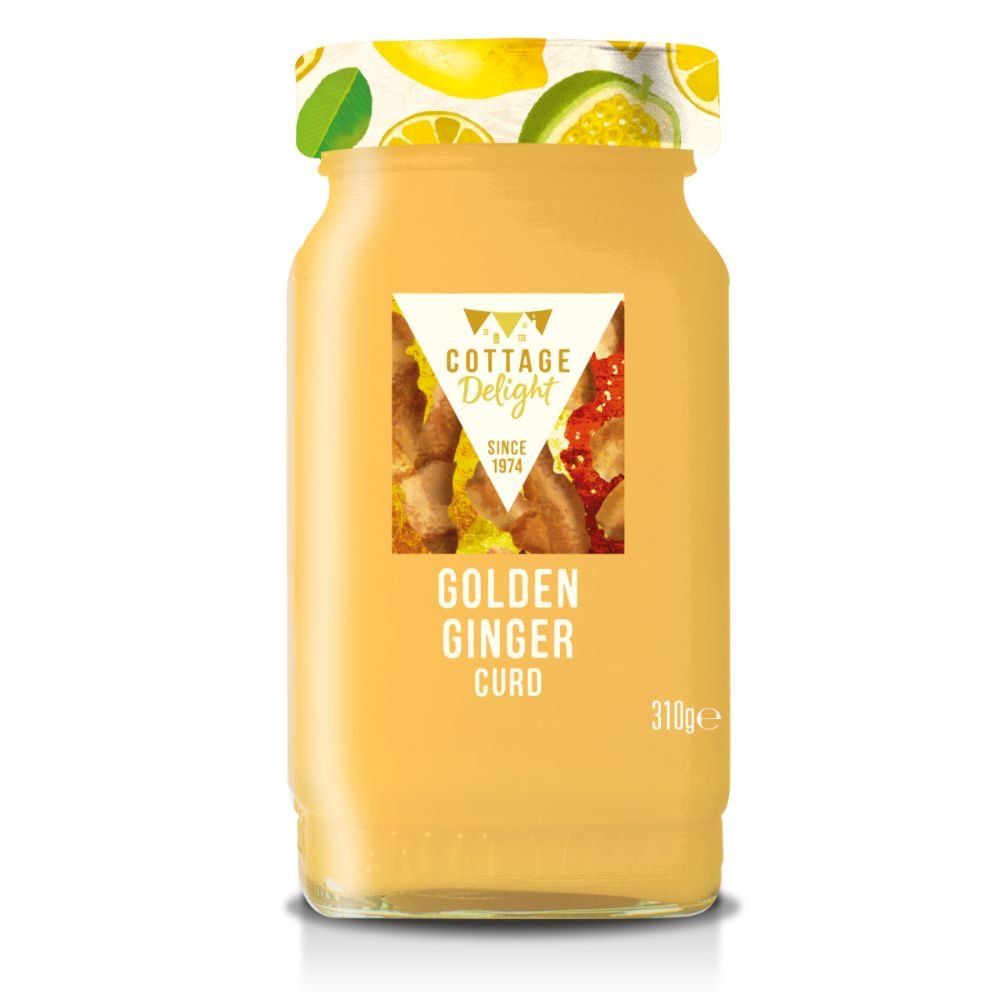 Cottage Delight 305g Golden Ginger Curd - Old Railway Line Garden Centre