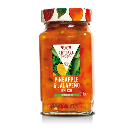 Cottage Delight 310g Pineapple & Jalapeno Relish - Old Railway Line Garden Centre