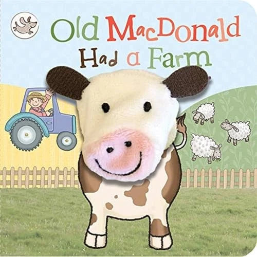 Cottage Door Press Old MacDonald Had a Farm Finger Puppet Rhyme Board Book