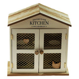 Country Cottage 22cm Wooden Egg Storage Cabinet - Old Railway Line Garden Centre