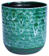 Ivyline 16cm Emerald Green Reactive Glaze Planter