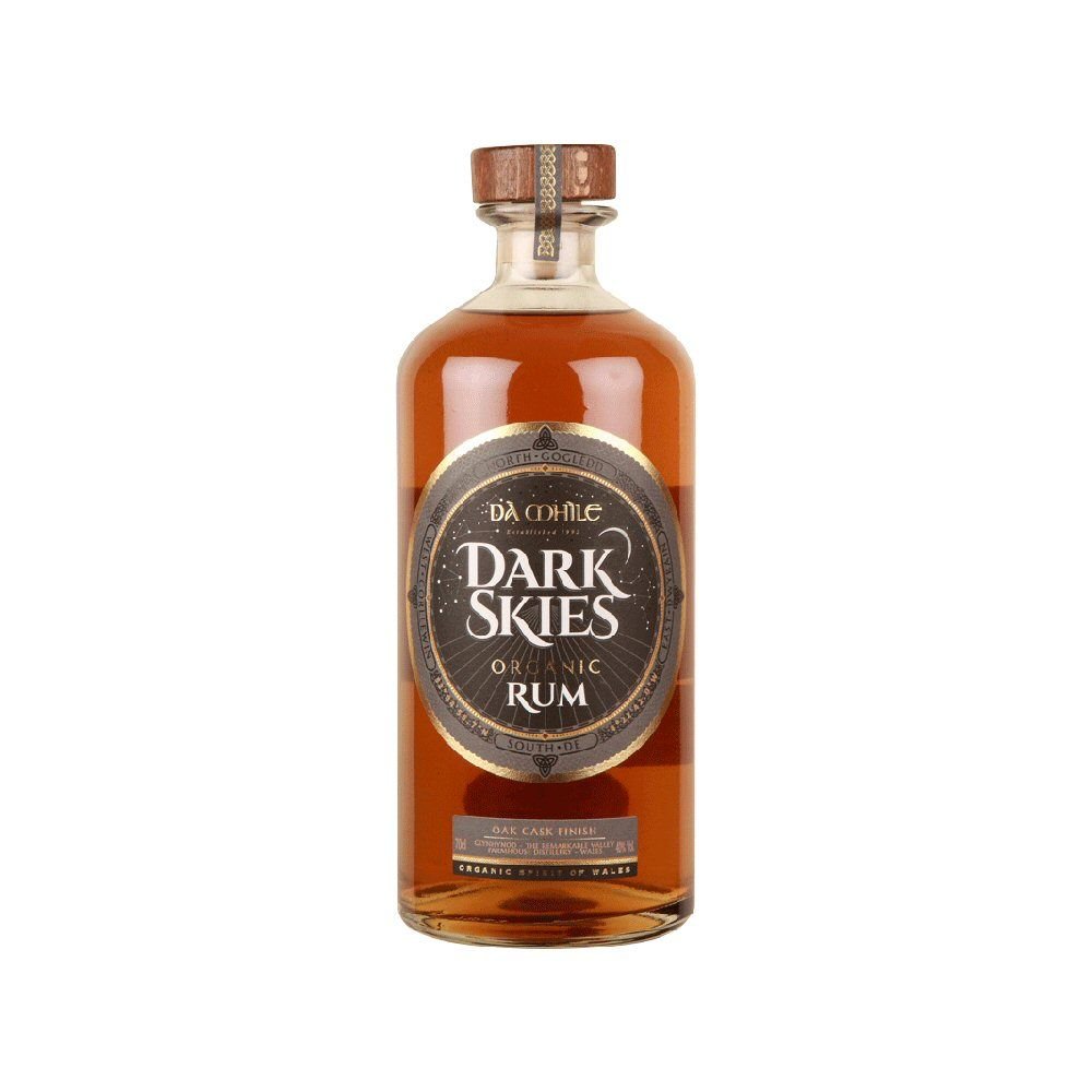 Dà Mhìle 70cl Dark Skies Organic Rum - Old Railway Line Garden Centre