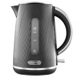 Daewoo Black Argyle 1.7L Jug Kettle - Old Railway Line Garden Centre