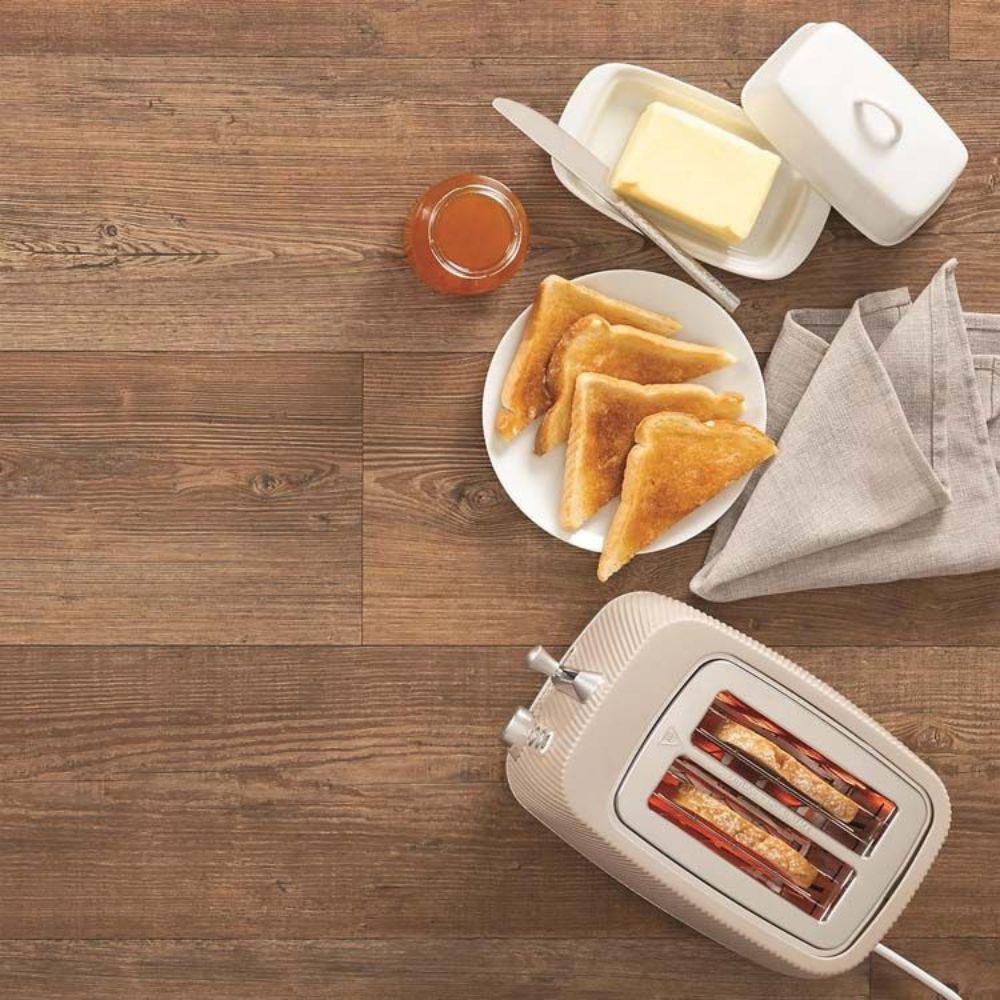 Daewoo Cascade 2 Slice Toaster - Taupe