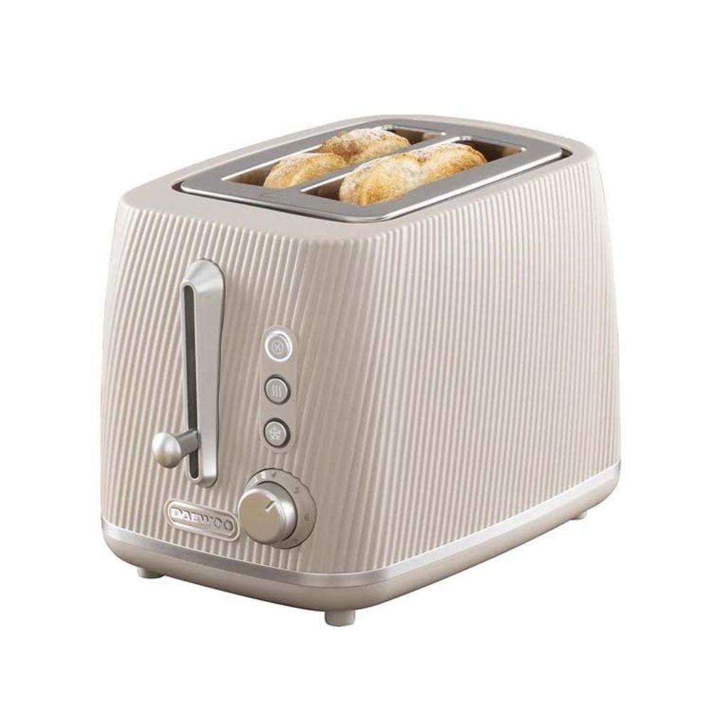 Daewoo Cascade 2 Slice Toaster - Taupe