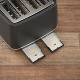 Daewoo Cascade 4 Slice Toaster - Black