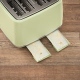 Daewoo Cascade 4 Slice Toaster - Sage Green