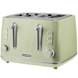 Daewoo Cascade 4 Slice Toaster - Sage Green
