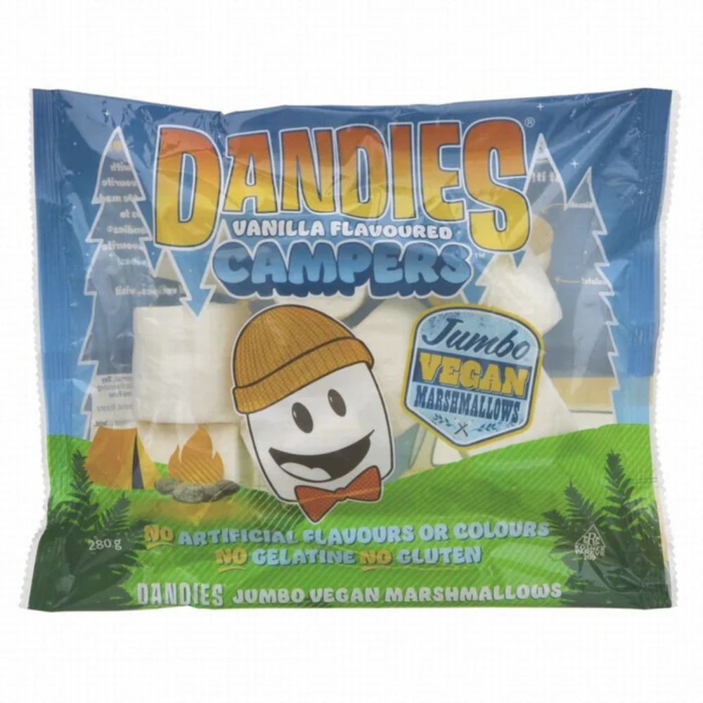 Dandies 280g Jumbo Vegan Marshmallows - Old Railway Line Garden Centre