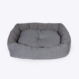 Danish Design 30inch Rustic Stripe Snuggle Dog Bed - Denim