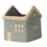Decoris 10.6cm Stoneware Matte House (Choice of 3) - Old Railway Line Garden Centre