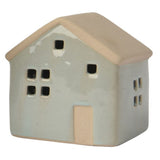 Decoris 10.6cm Stoneware Matte House (Choice of 3) - Old Railway Line Garden Centre