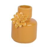 Decoris 10cm Porcelin Vase with Flower (Choice of 3) - Old Railway Line Garden Centre