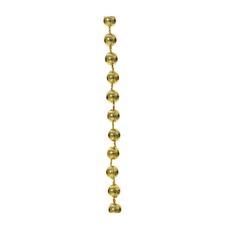 Decoris 10m Gold Plastic Bead Christmas Garland