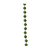 Decoris 10m Pine Green Shiny Bead Garland
