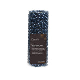 Decoris 10m Plastic Bead Garland - Blue