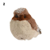 Decoris 11cm Fluffy Bird Christmas Clip Decoration - (Choice of 3)