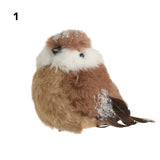 Decoris 11cm Fluffy Bird Christmas Clip Decoration - (Choice of 3)