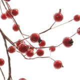Decoris 130cm Berry Garland with Snow