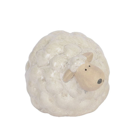 Decoris 13.5cm Terracotta Sheep (Choice of 2) - Old Railway Line Garden Centre