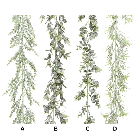 Decoris 180cm Garland with Snow Finish (Choice of 4)