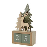 Decoris 18cm Plywood Advent Calendar