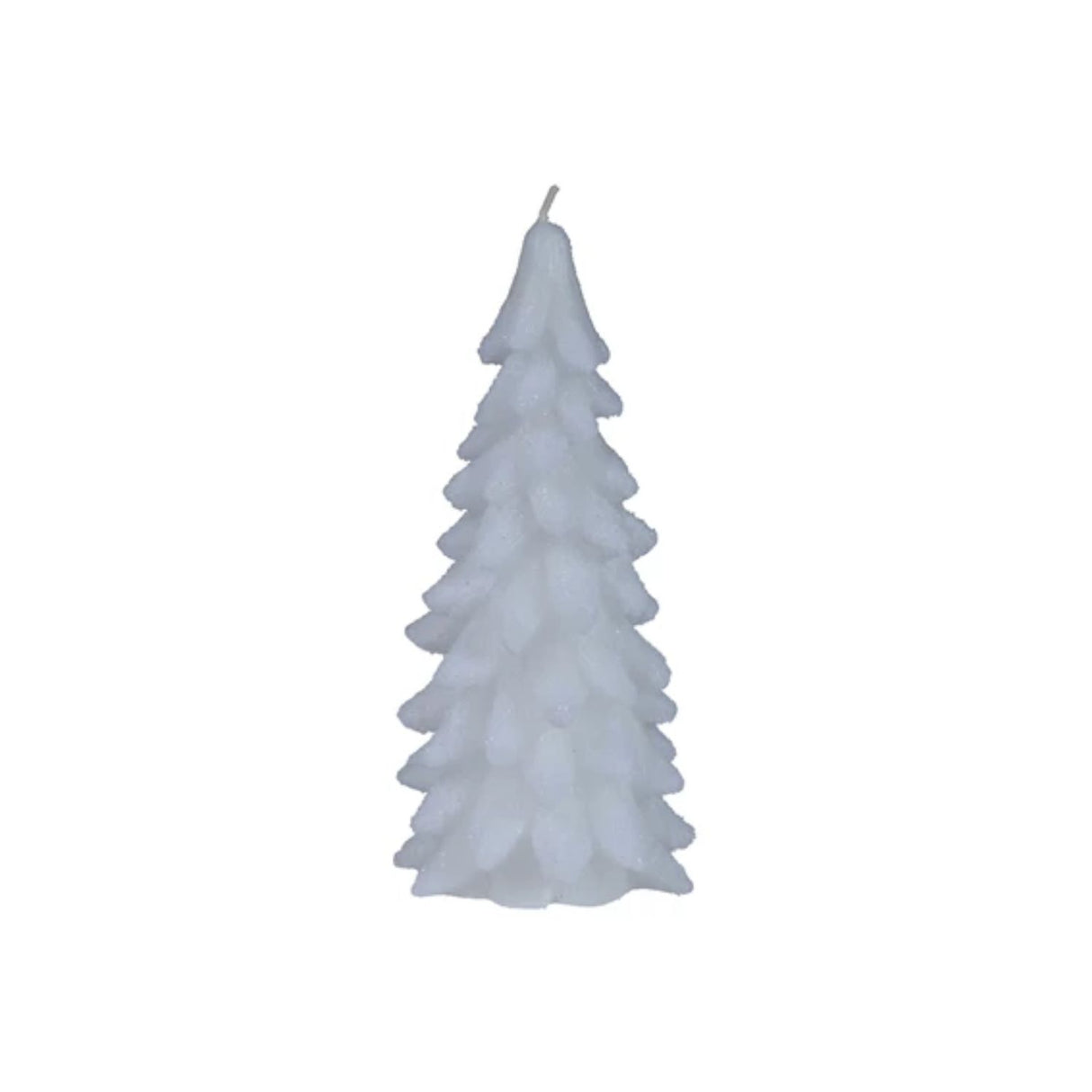 Decoris 20cm White Christmas Tree Candle