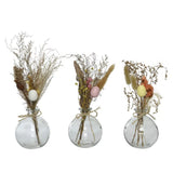 Decoris 22cm Artifical Dried Flower Vase (Choice of 3) - Old Railway Line Garden Centre