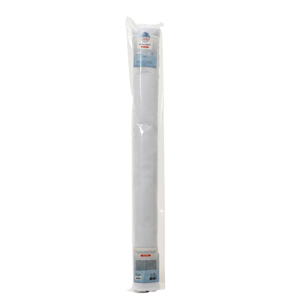 Decoris 350cm x 90cm Snow Carpet White