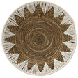 Decoris 35cm Polyester Round Wall Hanging Decoration - Old Railway Line Garden Centre