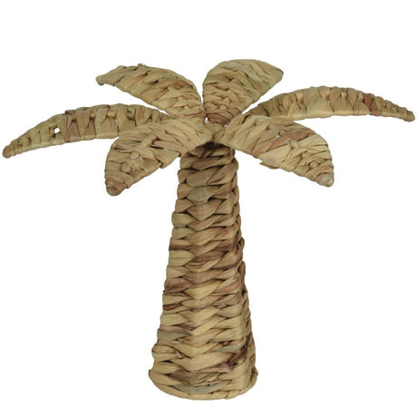 Decoris 35cm Woven Waterhyacint Palm Tree - Old Railway Line Garden Centre