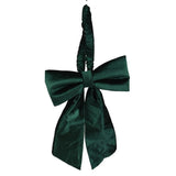 Decoris 37cm Large Chair Bow Decoration - Pine Green