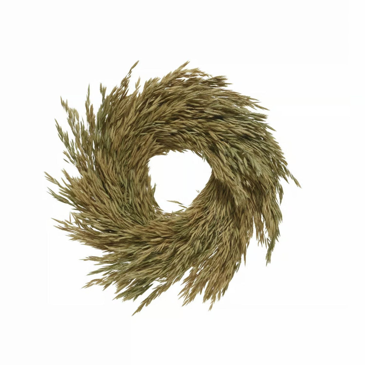 Decoris 40cm Dried Wreath Wheat - Old Railway Line Garden Centre