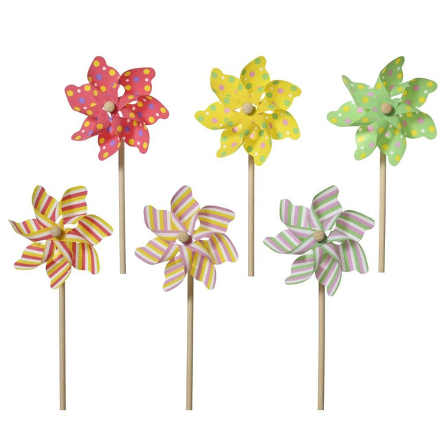 Decoris 48cm Outdoor PVC Windmill (Choice of 6) - Old Railway Line Garden Centre