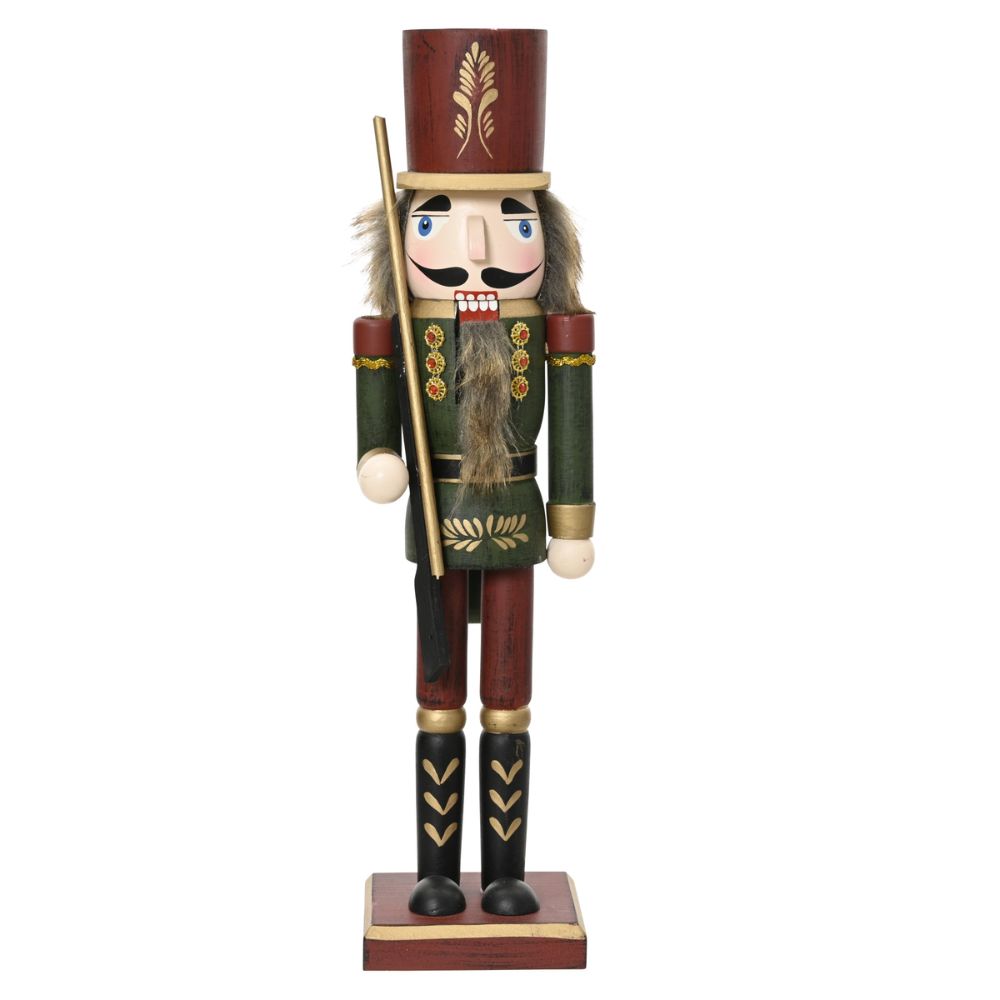 Decoris 49cm Pinewood Nutcracker