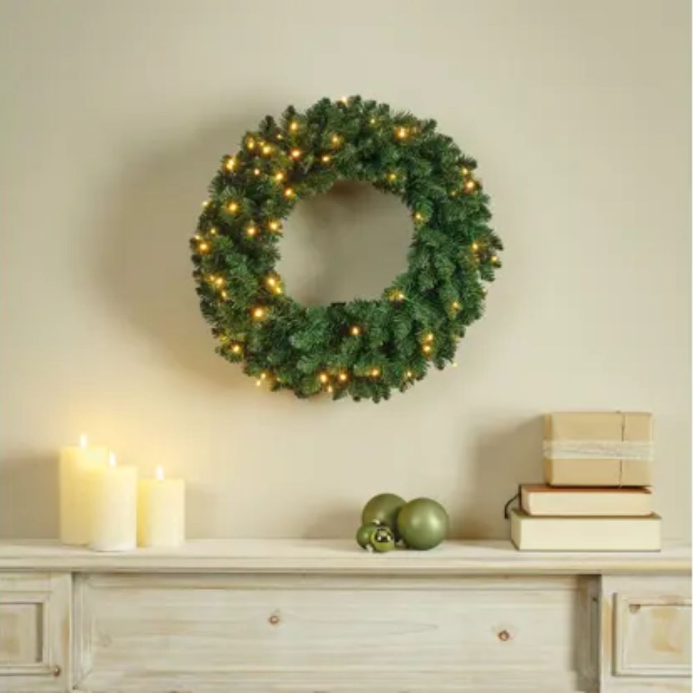 Decoris 50cm LED Everest Wreath