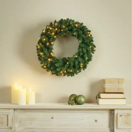 Decoris 50cm LED Everest Wreath