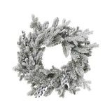 Decoris 50cm Snowy Aspen Wreath