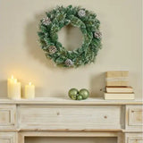 Decoris 50cm Victoria Frosted Wreath