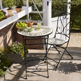 Decoris Athens 2-Seater Mosaic Iron Bistro Set - Old Railway Line Garden Centre