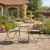 Decoris Athens 2-Seater Mosaic Iron Bistro Set - Old Railway Line Garden Centre
