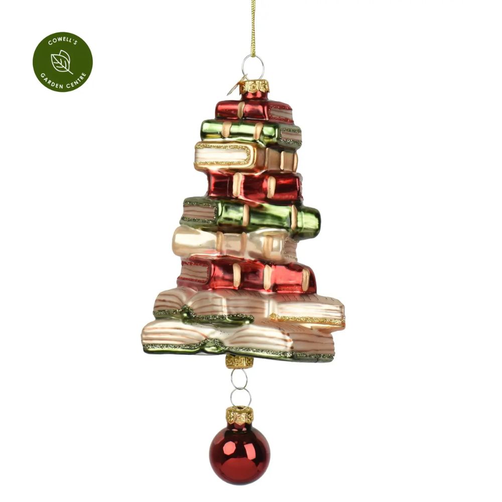 Decoris Book Stack Tree Decoration