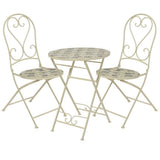 Decoris Coimbra 2-Seater Mosaic Iron Bistro Set - Old Railway Line Garden Centre