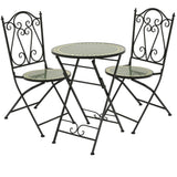 Decoris Dijon 2-Seater Mosaic Iron Bistro Set - Old Railway Line Garden Centre