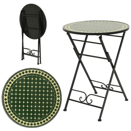 Decoris Dijon 2-Seater Mosaic Iron Bistro Set - Old Railway Line Garden Centre