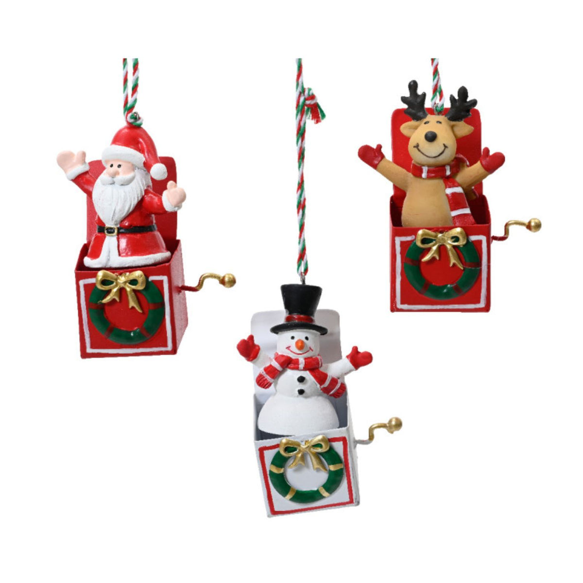 Decoris Christmas Character Iron Hanging Decoration (Choice of 3)
